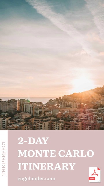 2-Day Monte Carlo Itinerary