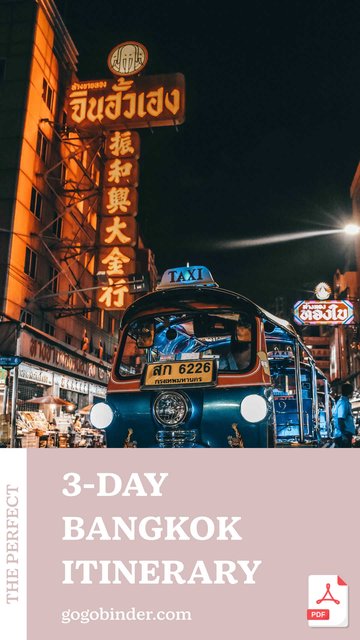 3-Day Bangkok Itinerary