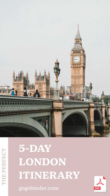 5-Day London Itinerary